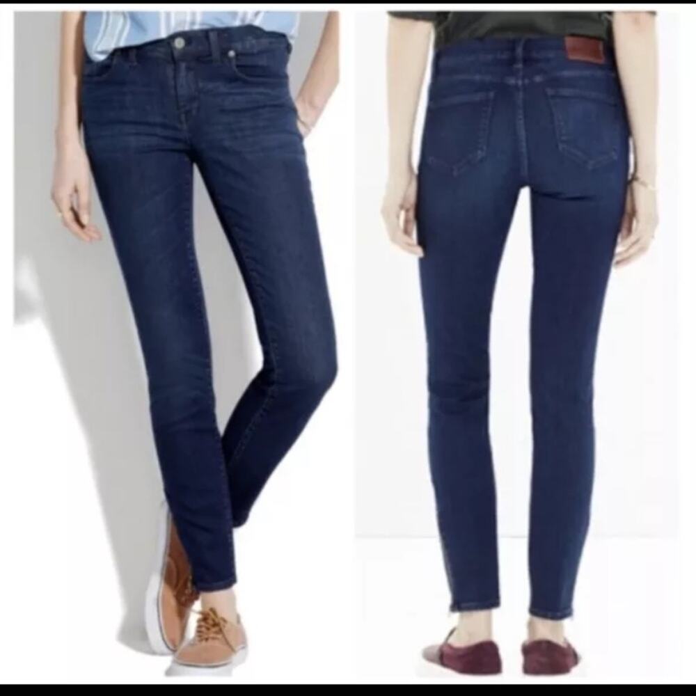 Madewell Skinny Skinny Ankle Jeans in Dark Wash sz 24